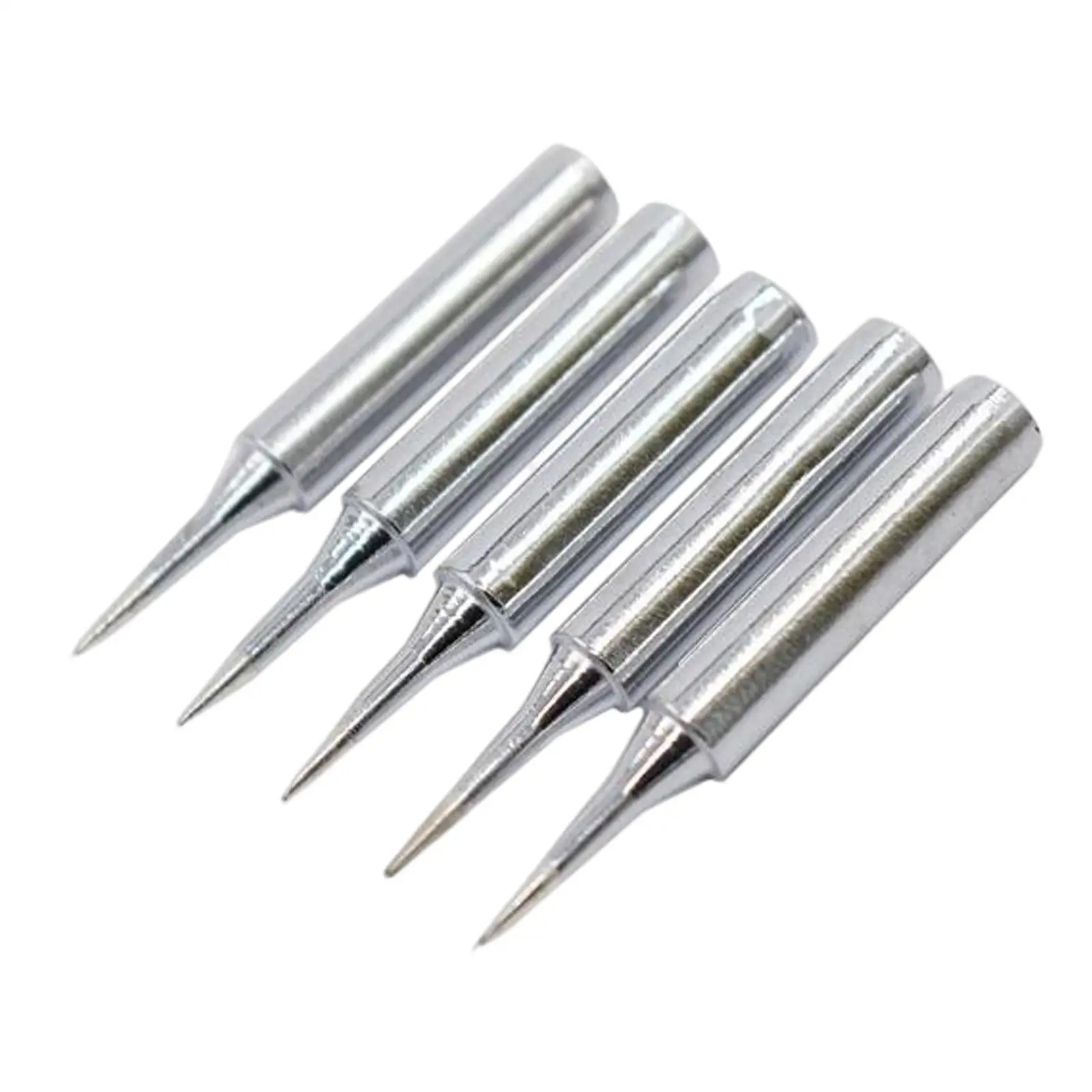 5Pcs Copper Soldering Iron Tips Replacement Soldering Head Accessories