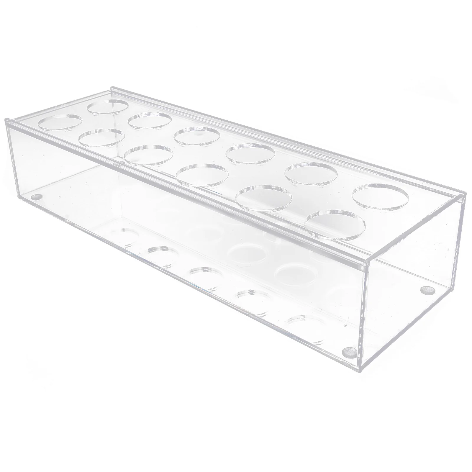 

Rectangular Acrylic Vase for Flower Arrangement Delicate Design Lightweight Container for Tabletop Mantel Shelf Dried Flower