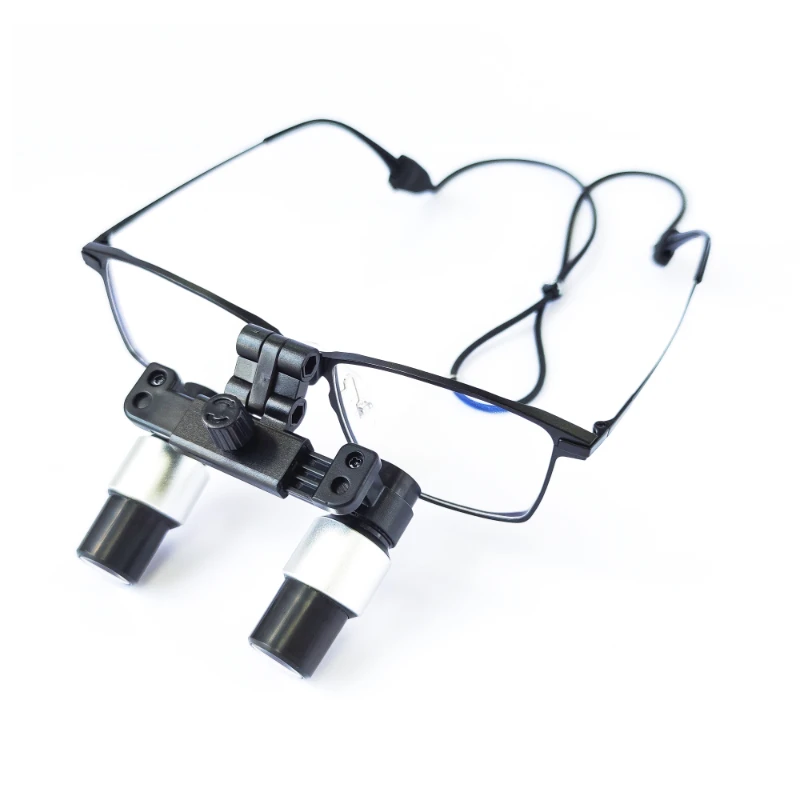 Burite New Design 4X Center Knob Structure Medical Surgical Dental 4.0X Kepler Binocular Loupes With Titanium Frame (FDJ-4X-B)