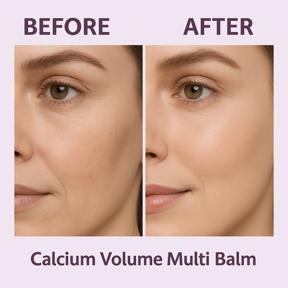 Calciumvolumen-Multi-Balsam zur Glättung feiner Linien, strafft und strafft den Augenhautstab für Unisex, hellt die Haut auf und spendet Feuchtigkeit – Detail 4