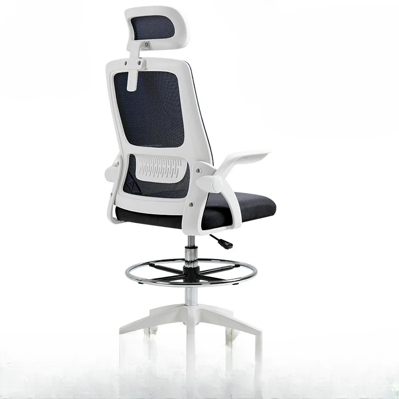 

Lifting writing seat desk swivel chair