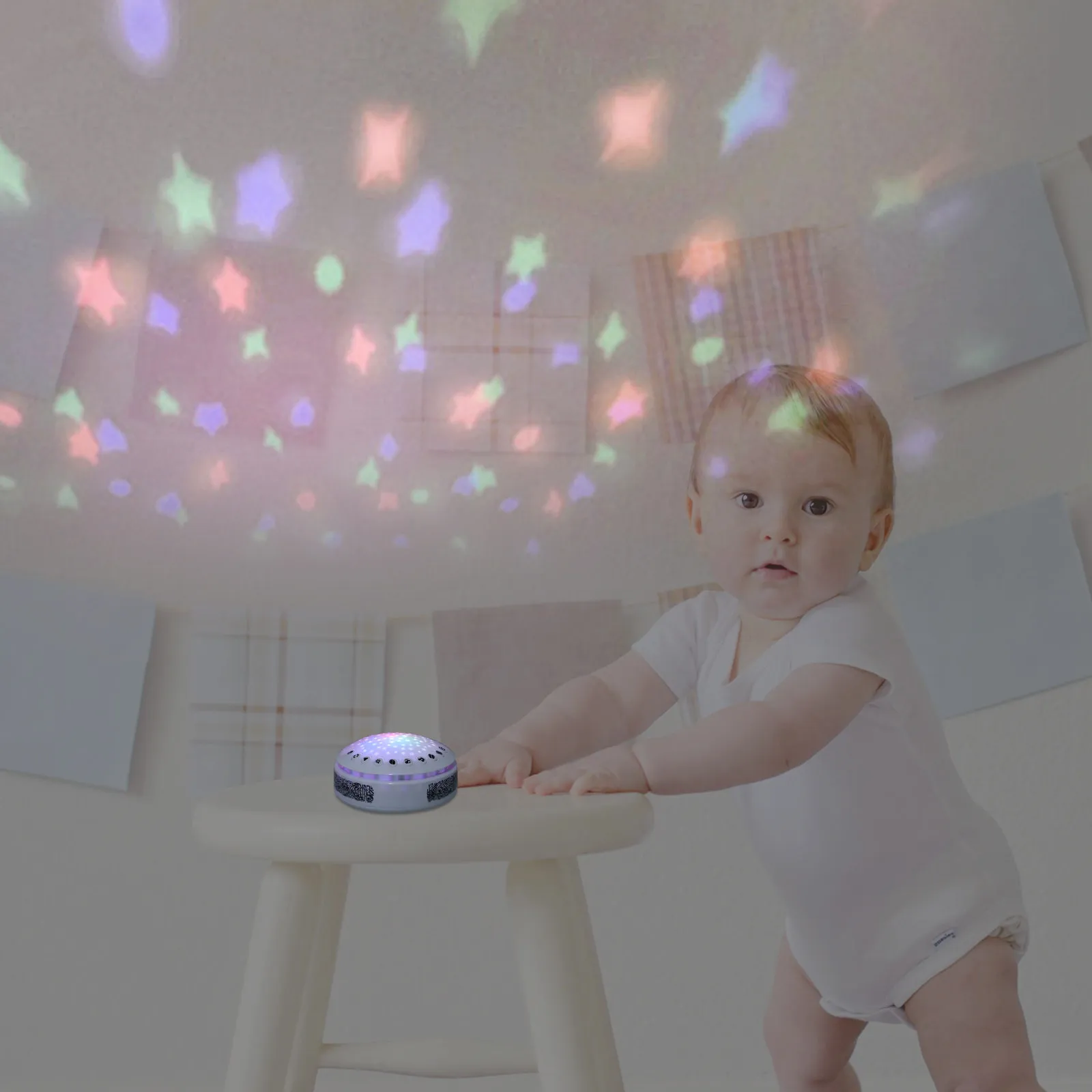 Arabic Quran Player with Night Light & Star Projector for Kids – Electronic Learning Device with Prayers & Nature Sounds