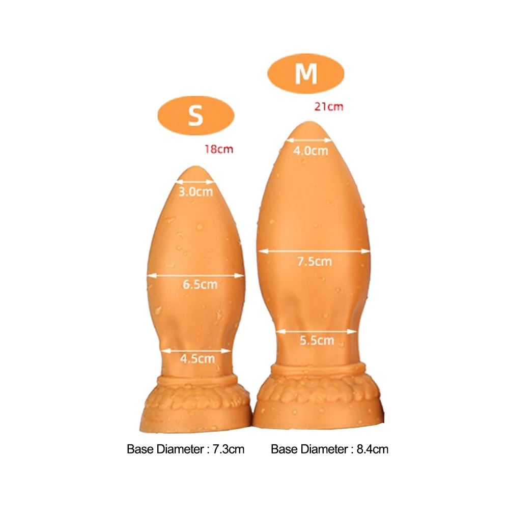 Super Huge Silicone Anal Plug Round Big Dildo ButtPlug Prostate Massager Vagina Anal Masturbation Sex Toys For Men Gay - view 4