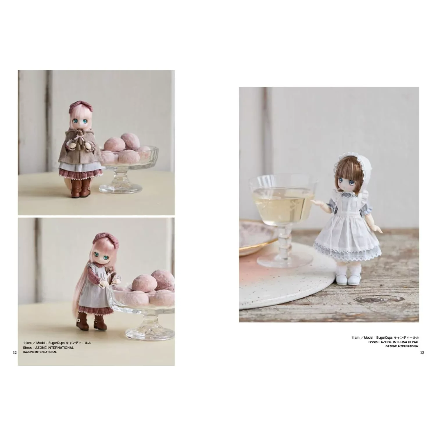 Doll Clothes Dictionary Dress-Up Style by Taeko Sekiguchi Japanese Doll Outfit Sewing Patterns 1/6 Scale Doll Dress Tutorial Boo