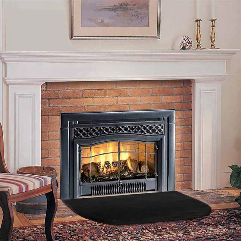 Fireproof Hearth Rugs Flame Retardant Blanket For Fireplace Flame Retardant Mat Hearth Pad For Wood Stove