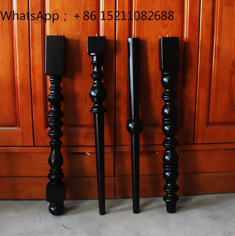 LLY solid wood table legs dining table desk coffee table decorative column dresser legs bar retro legs