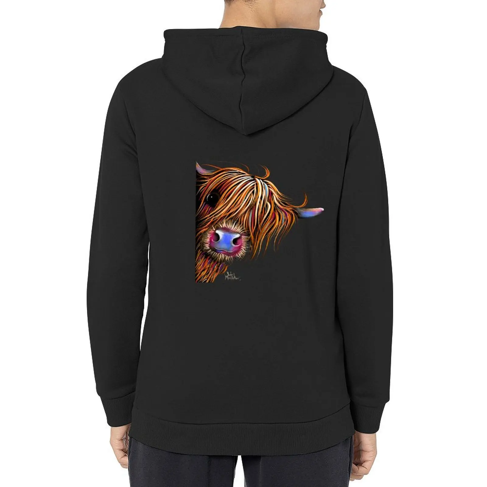 

HiGHLaND CoW PRiNT SCoTTiSH ' SuGaR LuMP ' BY SHiRLeY MacARTHuR Hoodie mens clothes anime clothes new in hoodies & sweatshirts