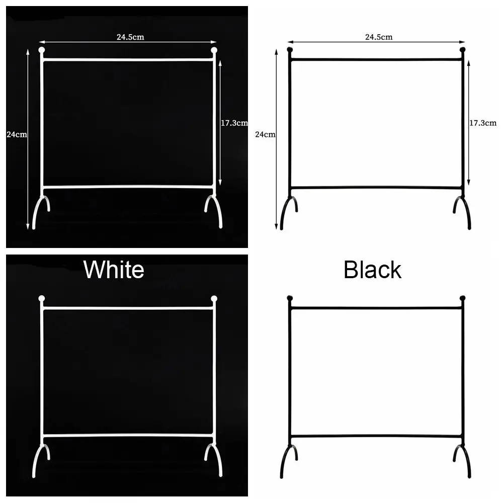 ตุ๊กตาเหล็กราวแขวนผ้าตุ๊กตาอุปกรณ์ชั้นโชว์เสื้อผ้าขนาดเล็กสำหรับตกแต่งบ้านเล่น