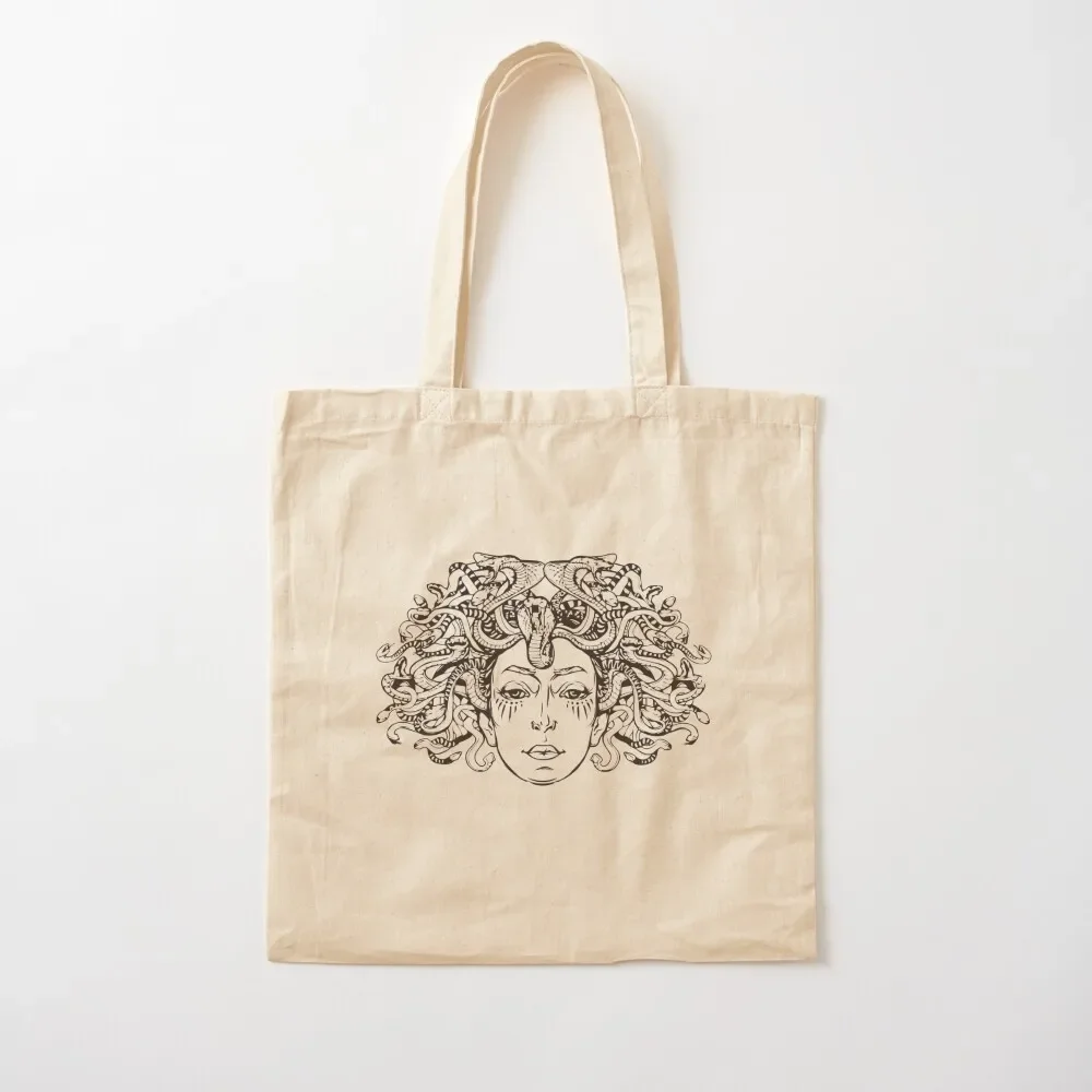 

Medusa Head Snake Hair Goddess Greek Myth Gorgon Gift Tote Bag Women's beach bags Candy bags university shopper bag Tote Bag