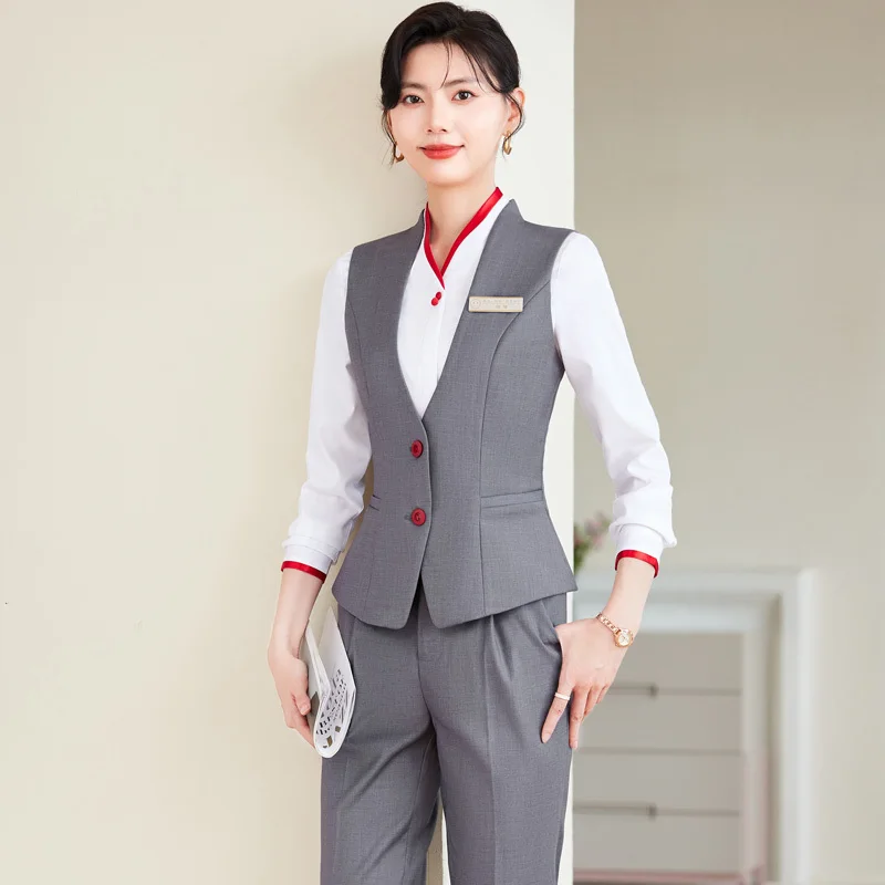 

Plus Size 5XL Formal Pantsuits Elegant Styles for Women Business Work Wear Professional Office Ladies Career Interview Outfits