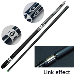 Carbon Fiber Billiard Cue for Nine Ball and Carom 12.5mm Tip White Design Durable High Performance