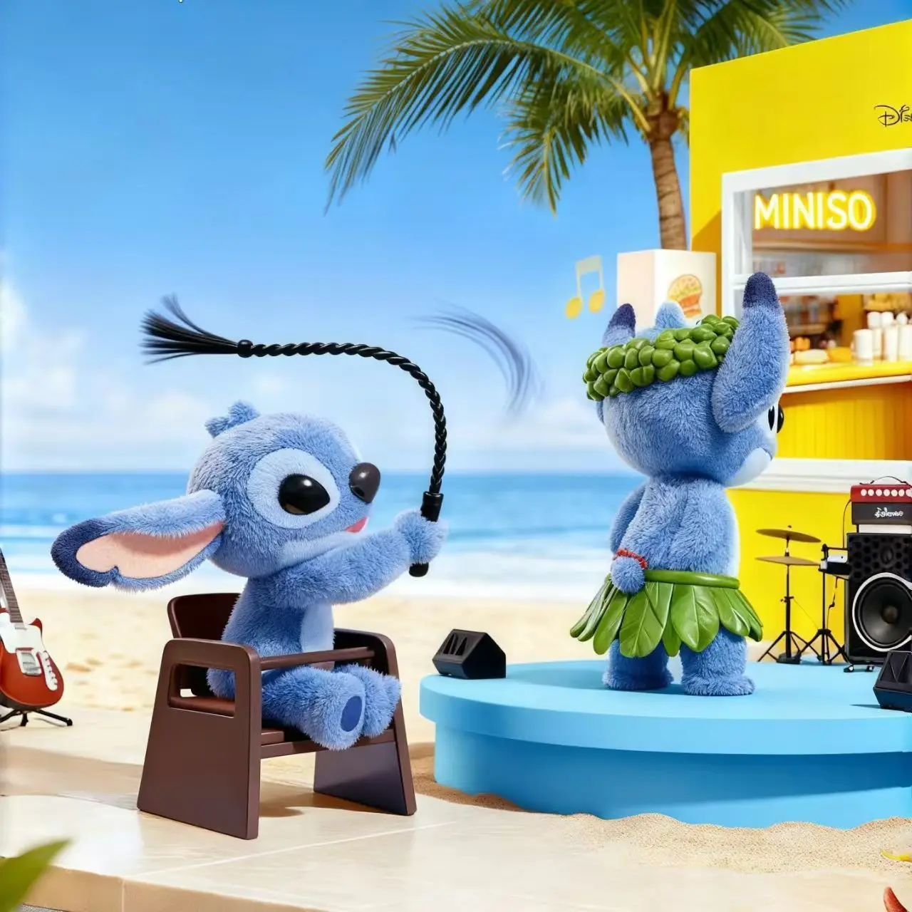 

Miniso Disney Stitch Adventure Series Таинственная коробка-сюрприз Симпатичная плюшевая игрушка Модель куклы Игрушка Рождественский подарок Украшение