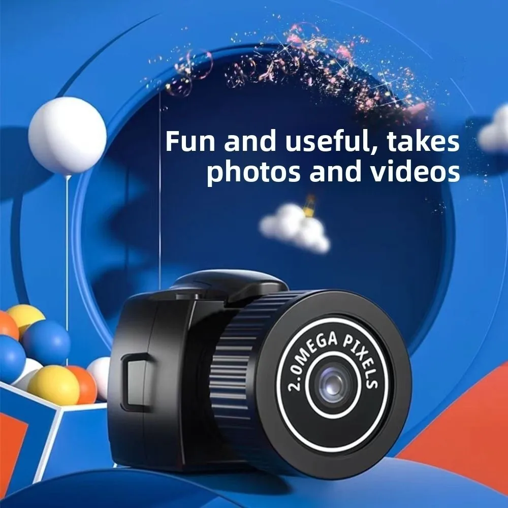 

Audio Recorder Tiny Mini Camera Video HD Mini Camera for Kids Portable DV Y2000 Mini Camcorder Birthday Present