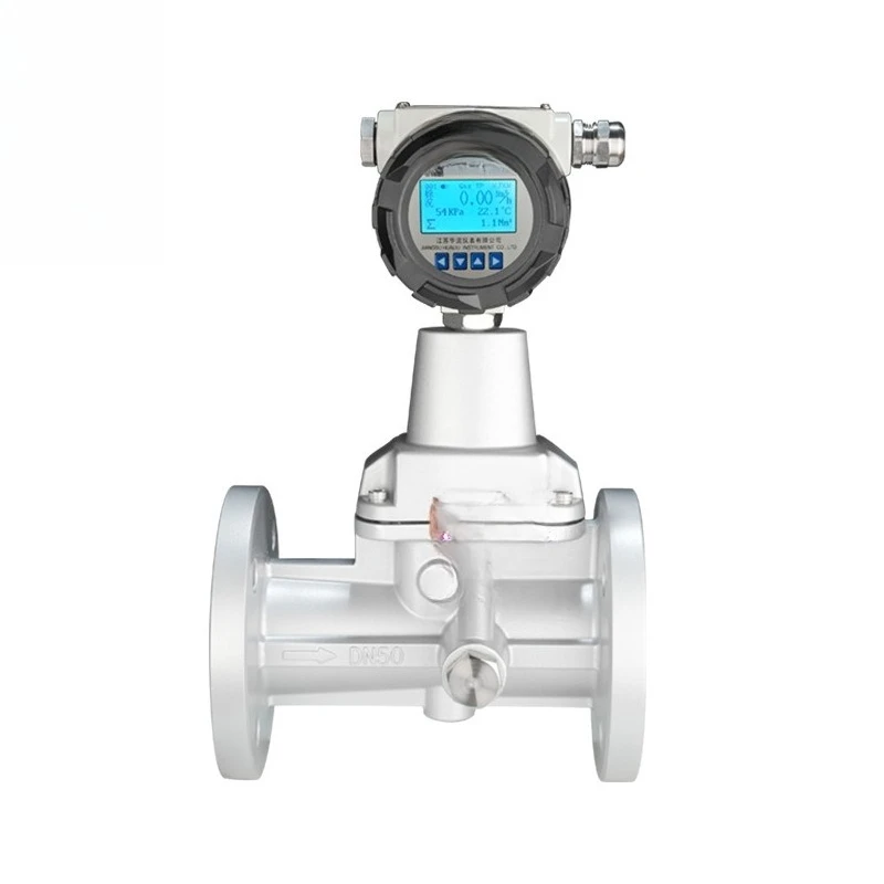 High precision precession vortex flowmeter stainless steel explosion-proof nitrogen vortex flowmeter