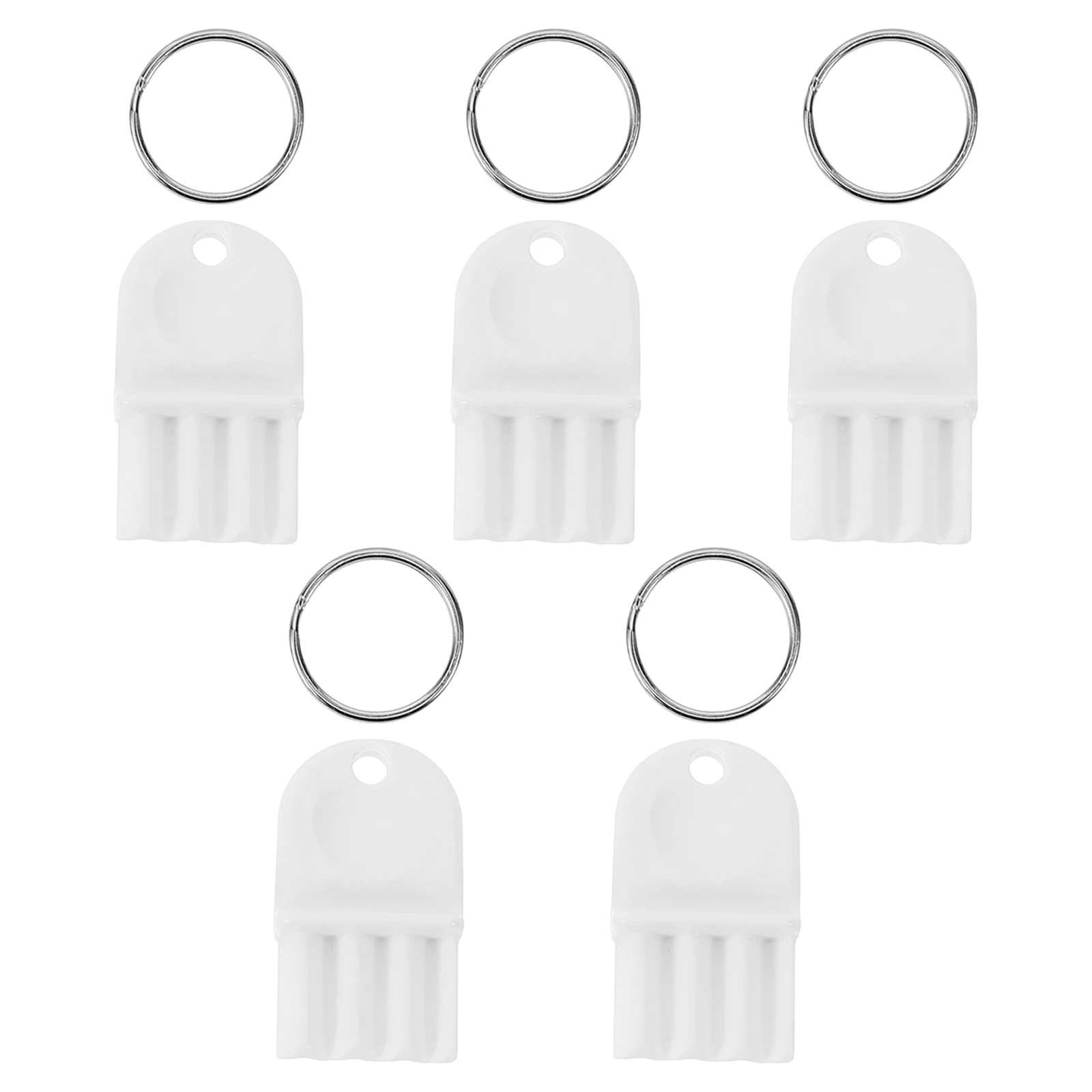 

5 Sets Paper Towel Dispenser Key Metal Napkin Replacement Parts Commercial White
