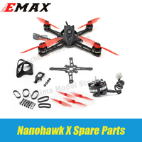 EMAX Nanohawk X Spare Parts Replacement Canopy TH12025 11000kv Motor TH1609 3 Inch Propeller Bottom Carbon Frame Hardware Kit