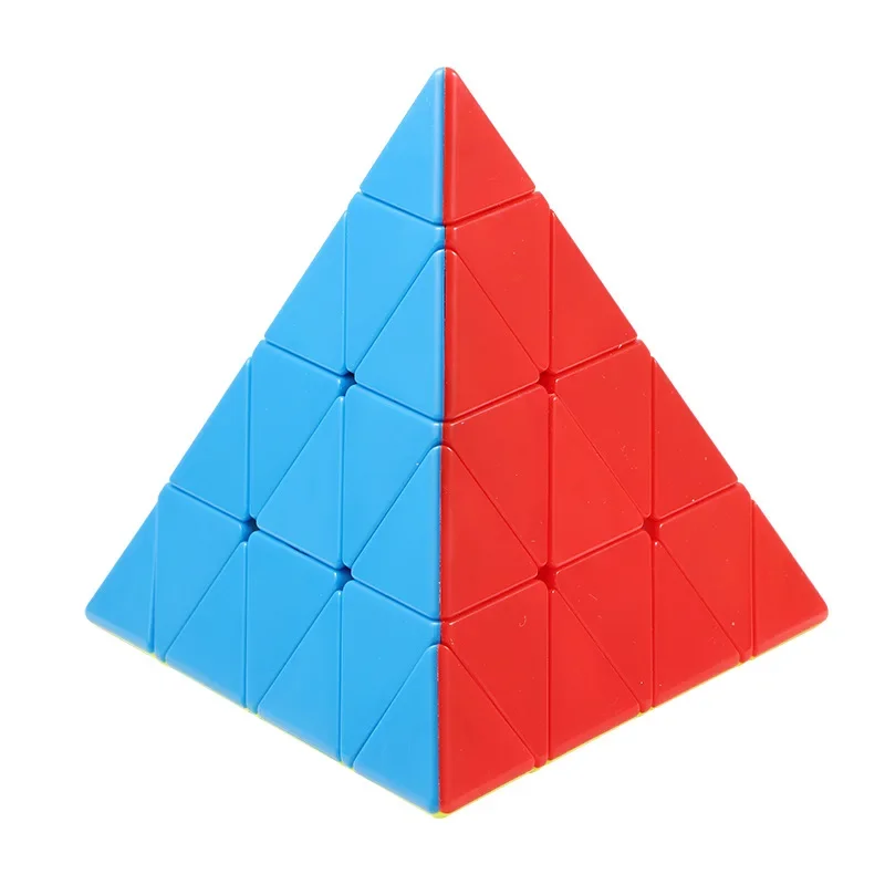 Pyramid Magic Cube Toy, Speed Cube Puzzle, Brinquedos Fidget Profissionais, Torção, Suave, Iniciantes Starter Toys, Quarto Nível