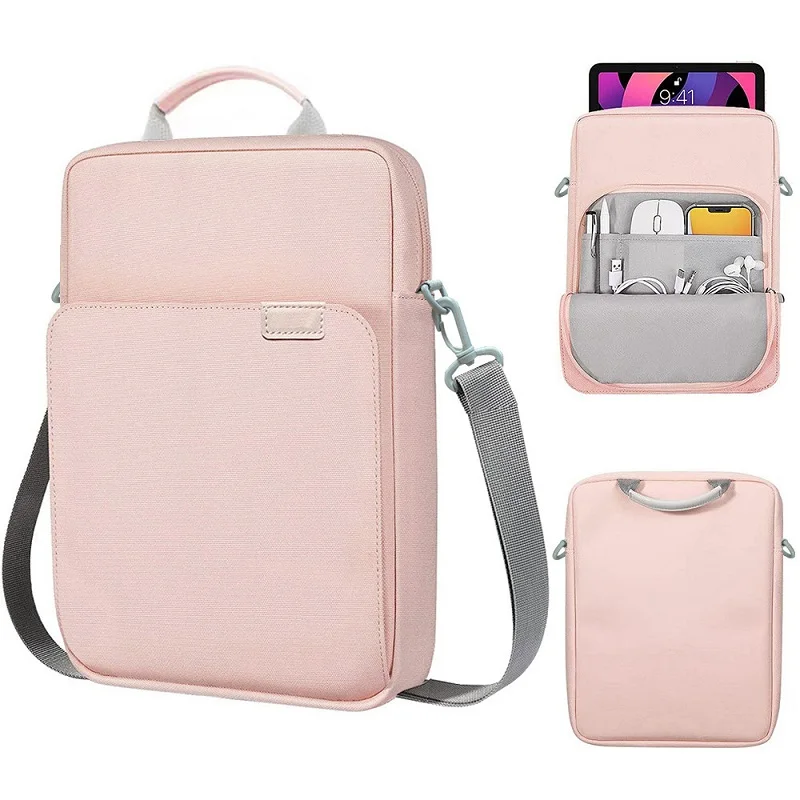 

for Xiaomi Pad 8 Pro 7 Pro Shoulder Strap Bag Handle Zip Pouch Waterproof Sleeve Pocket for Keyboard Mouse Carry Case