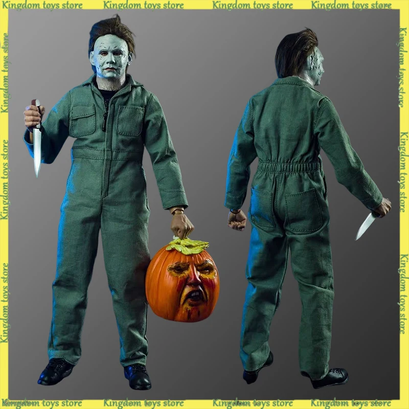 

BBK Хэллоуин Аниме Фигурки Bbk009 Michael Myers 1/6 Фигурка Late Night Killer Коллекция головы тыквы Модель игрушки В НАЛИЧИИ