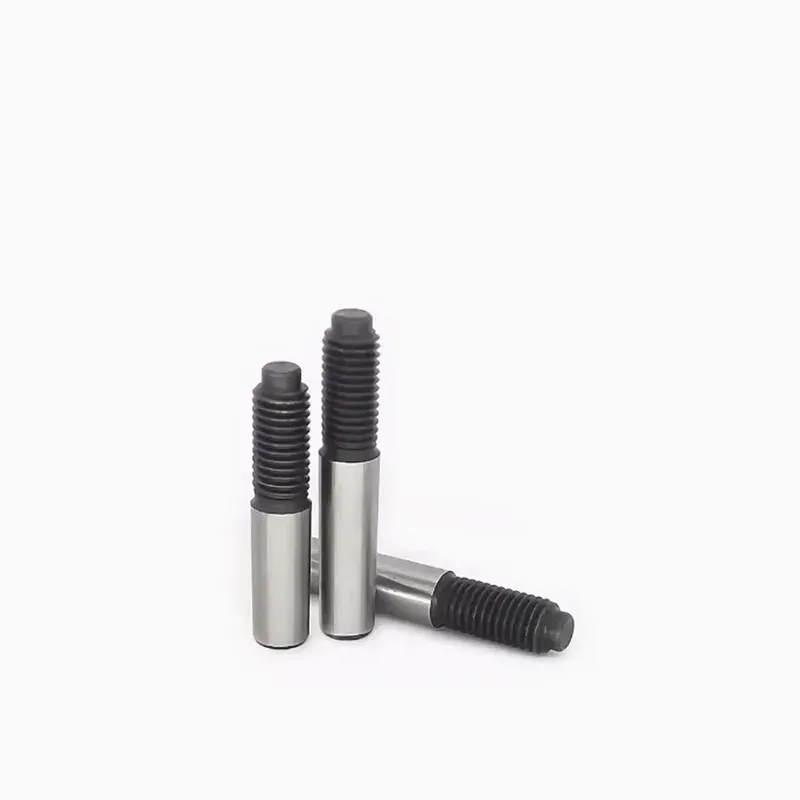 45# Steel Heat Treated Spiral Tail Cone Pin With External Thread 1:50 Taper M4 M5 M6 M8 M10 M12