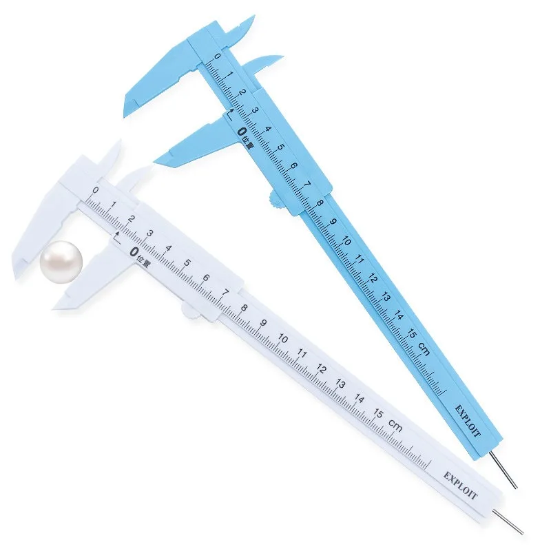 Vernier Plastic Caliper Household Small Caliper Oil Depth Stainless Steel Jewelry 0-150 Height 8
