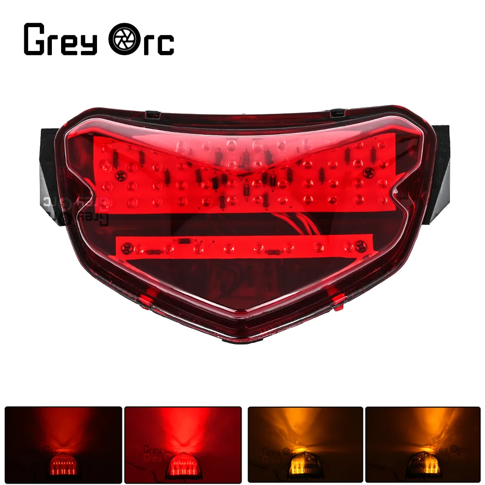 

Motorcycle 12V LED Taillight Brake Turn Signal Integration For Suzuki GSX R 600 GSX R 750 K4 2004-2005 Accessories