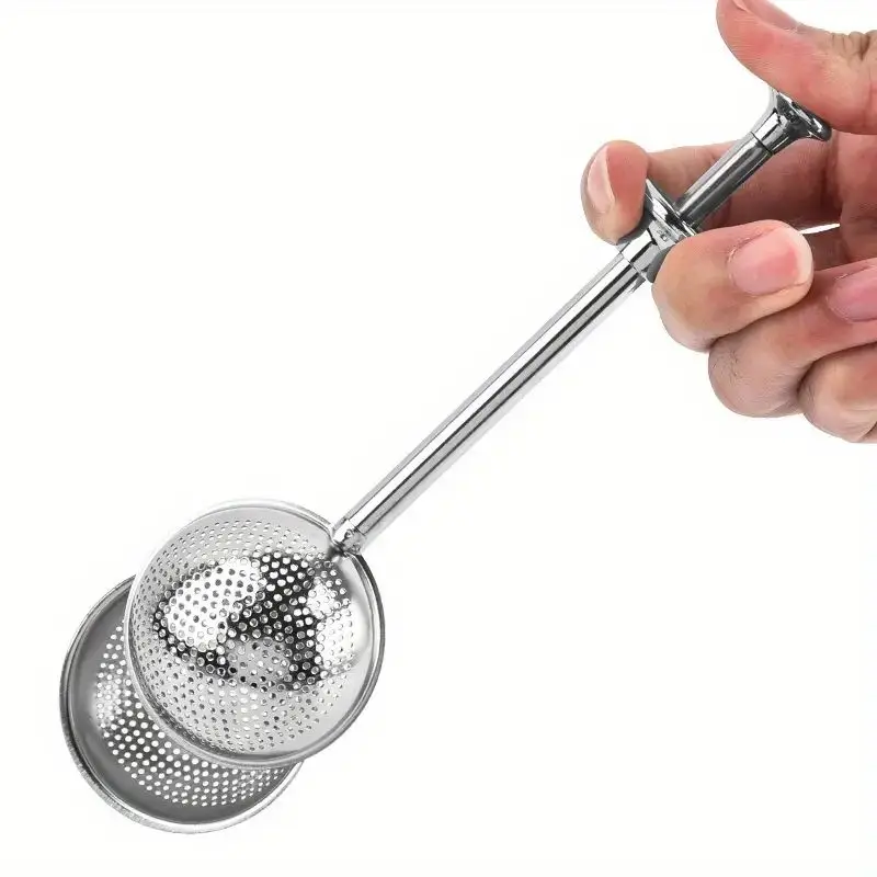 1 PC Spice tea Tool Accessories, Reusable Tea Filter Ball, Stainless Steel Tea Bag, Teapot Adjustable Tea infuser Filter