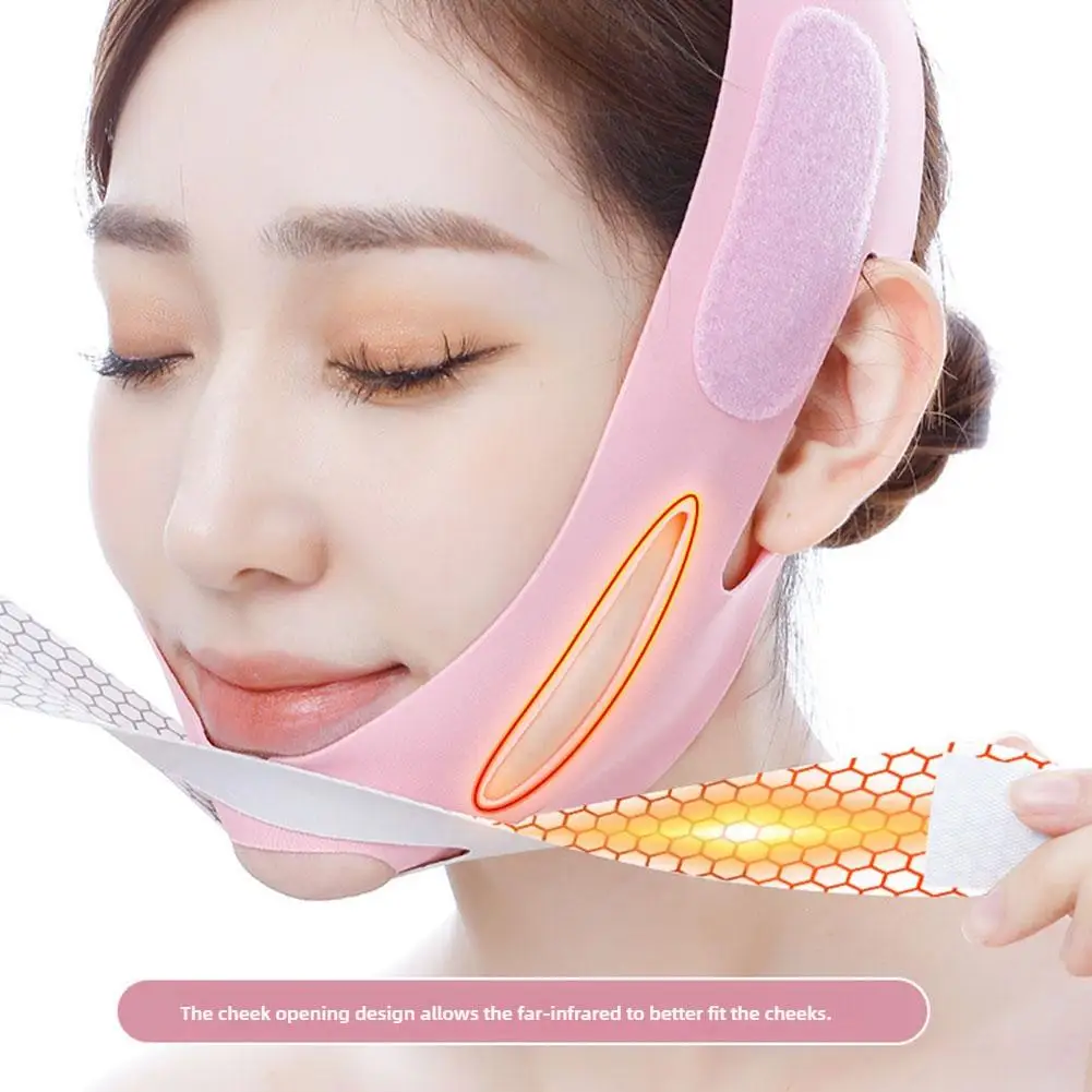 Chin Cheek Slim Bandage V Shaper หน้ากากยกกระชับหน้ากากกําจัดยก Anti-Wrinkle หน้ากาก Face Chin Sleeping Do X1P0