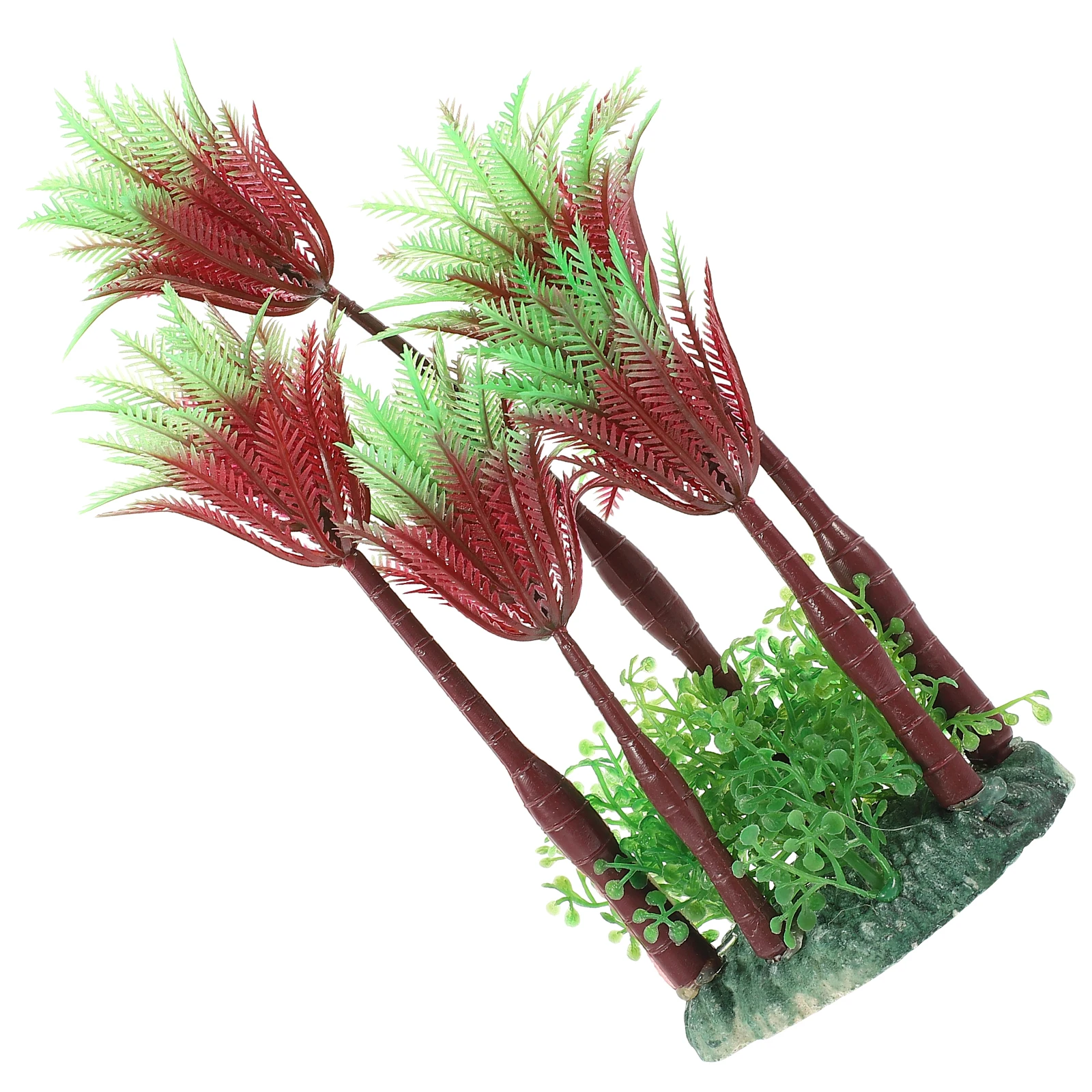 

Aquatic Decor Aquarium Plants Fake for Fish Tank Faux Decorations 3D Realistic Design Natural Style Home Office Wedding Fish