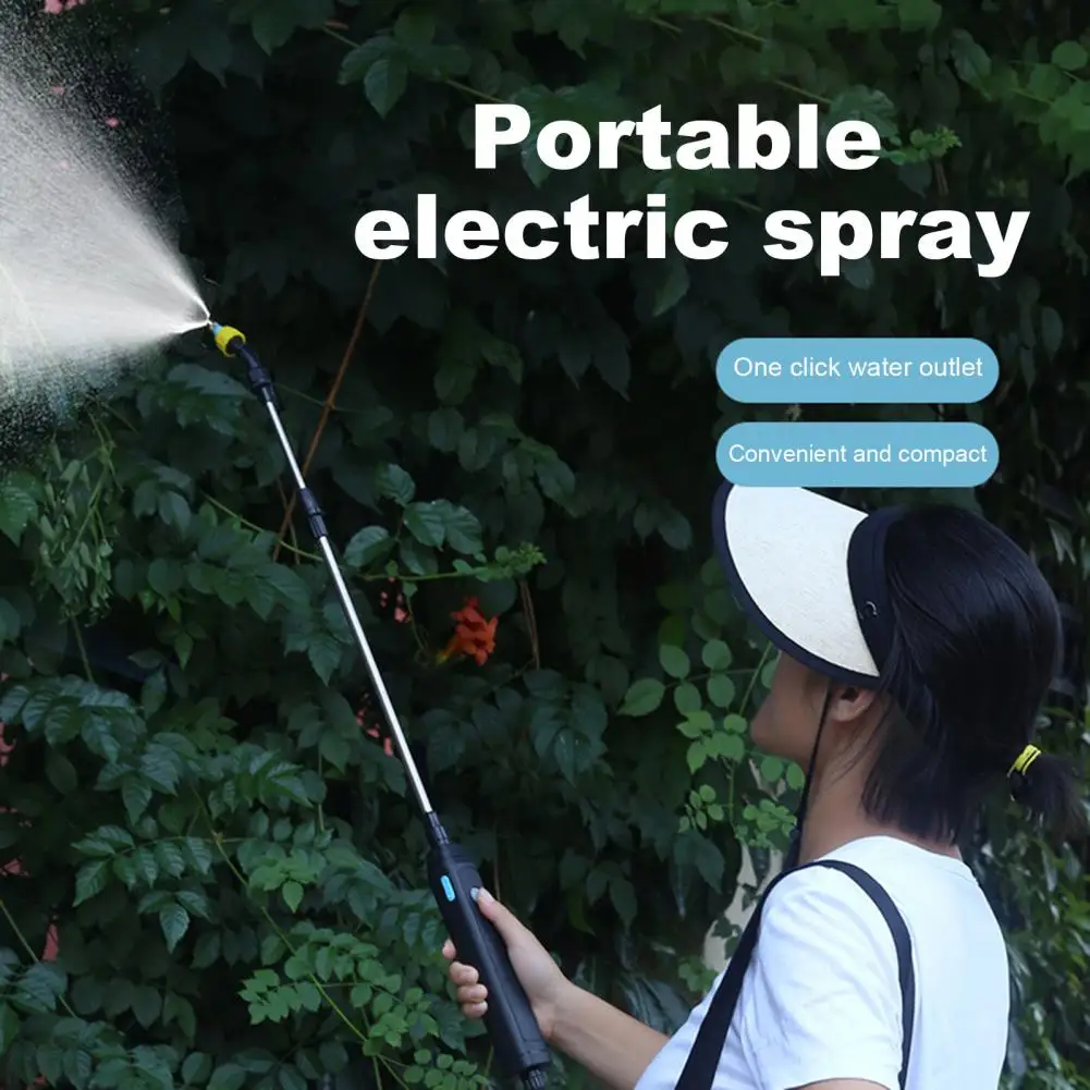 Battery Powered Sprayer 2 Gallon USB Rechargeable Electric Sprayer with Telescopic Wand 3 Spray Modes Portable Backpack Sprayer