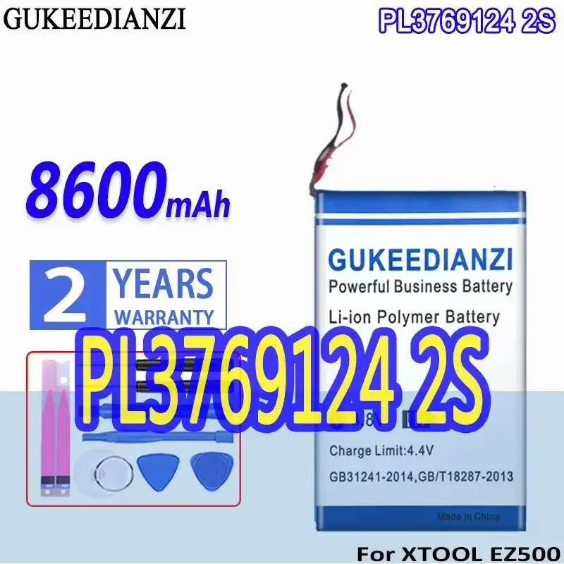 

PL3769124 2S 8600Mah High-Capacity For Xtool EZ500 I80 PS80 PS80E X100 Pad 2 Pro X7 Car Automotive Diagnostic Equipment Battery