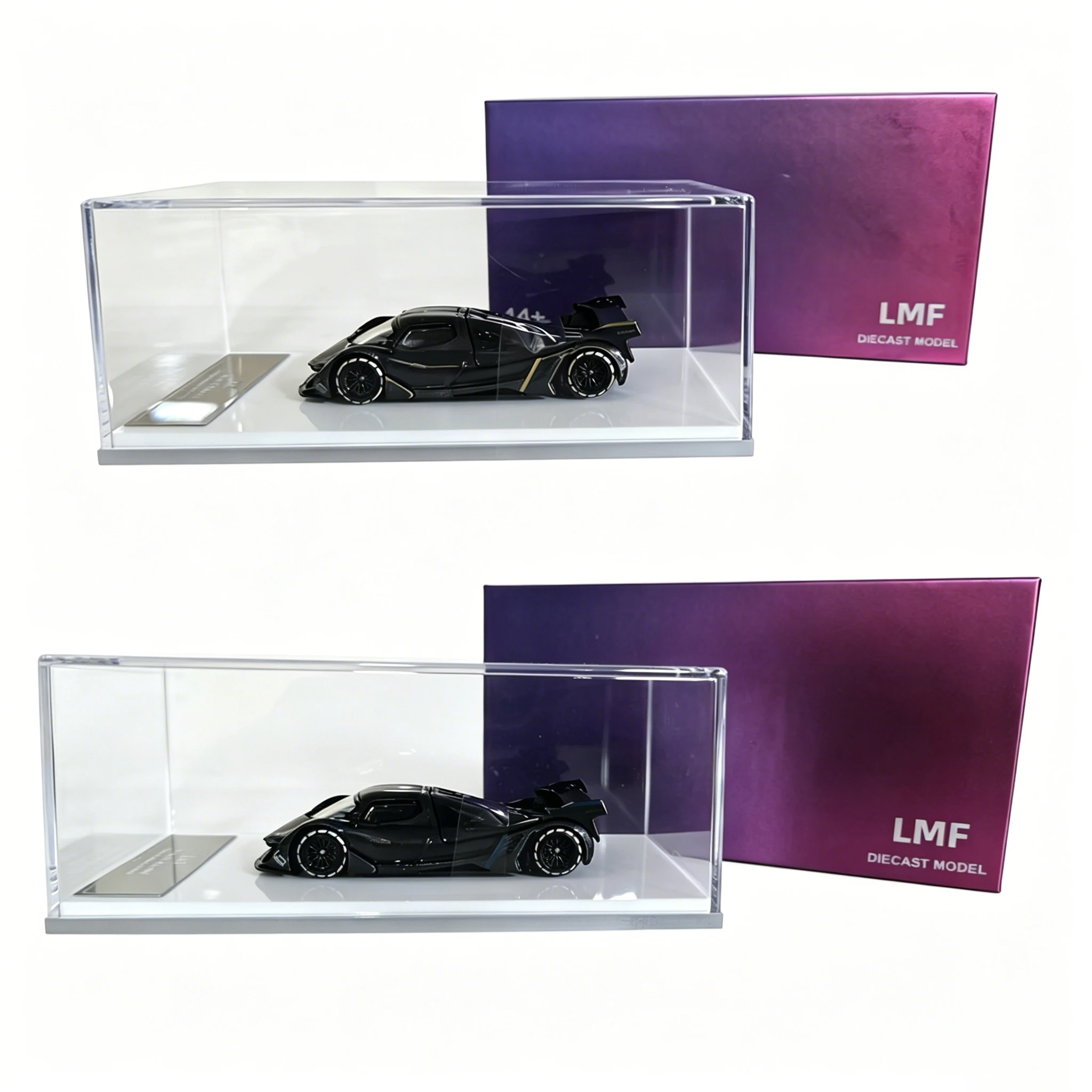 LMF Model 1:64 Devel 16 Hypercar Full Carbon Fiber Gold Trim & Silver Trim Two Color Options Diecast Model Car In Stock view 4
