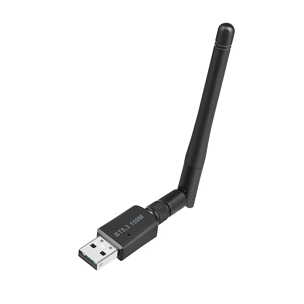 RTL807 bluetooth-compatible 5.3 USB Adapter Dongle 100M Long Range Support Windows 7/win8.1/win10/11 for PC Computer