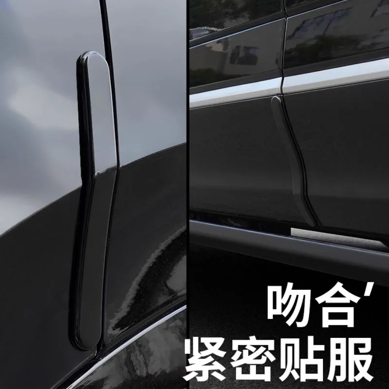 

for Deepal S07 2023-2024 Car Door Border Bumper Strip Door Side Anti-collision Protective ABS Trim Exterior Accessories