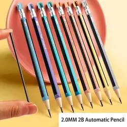 Press Type Automatic Pencil Sketch Drawing Writing Tool with Sharpener Mechanical Pencil 2.0MM 2B Stationery Propelling Pencil
