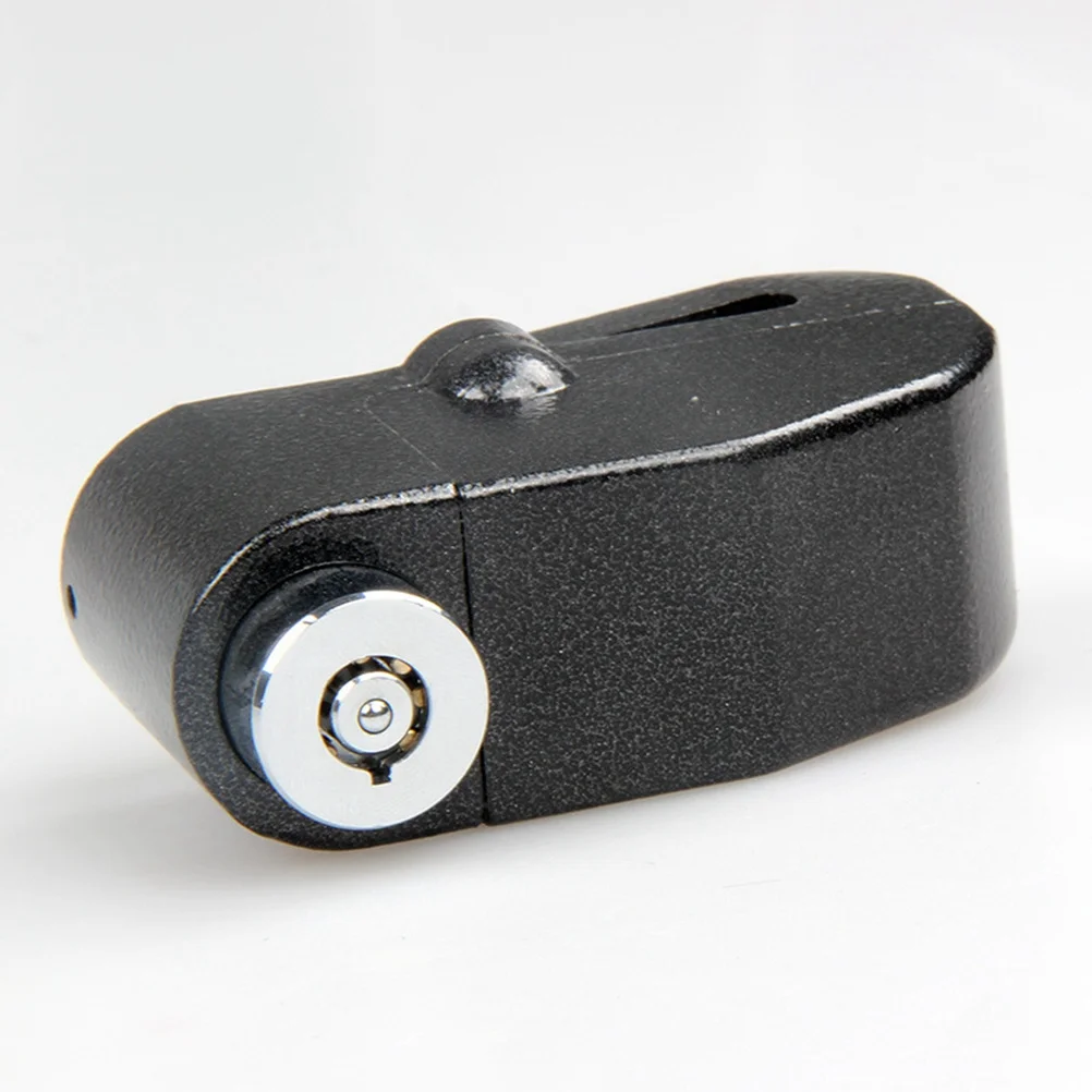 

Disc Brake Alarm Lock Motorcycle Anti-Theft Wheel Lock Advanced Tamper-Resistant Core for Motorbike Scooter Bike Black