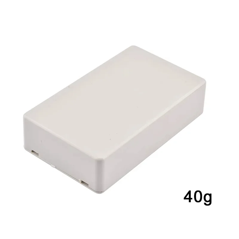 Daily Sale 10PCS Plastic Enclosure Power Junction Box Plastic White Electrical Boxes DIY Electronic Junction Box Enclosure