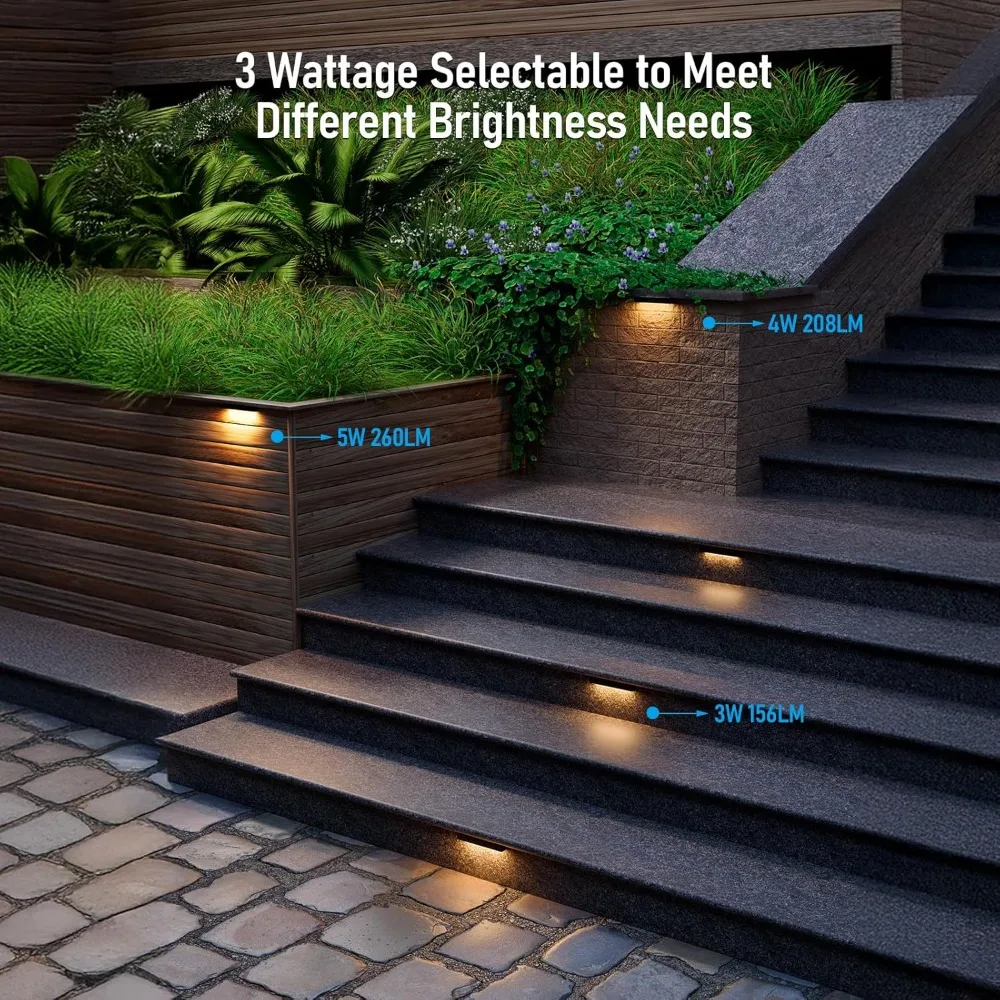 8-حزمة من إضاءة LED ذات المناظر الصلبة مقاس 7 بوصات، تحديث أضواء الجدار الاحتفاظ، وإضاءة المناظر الطبيعية LED