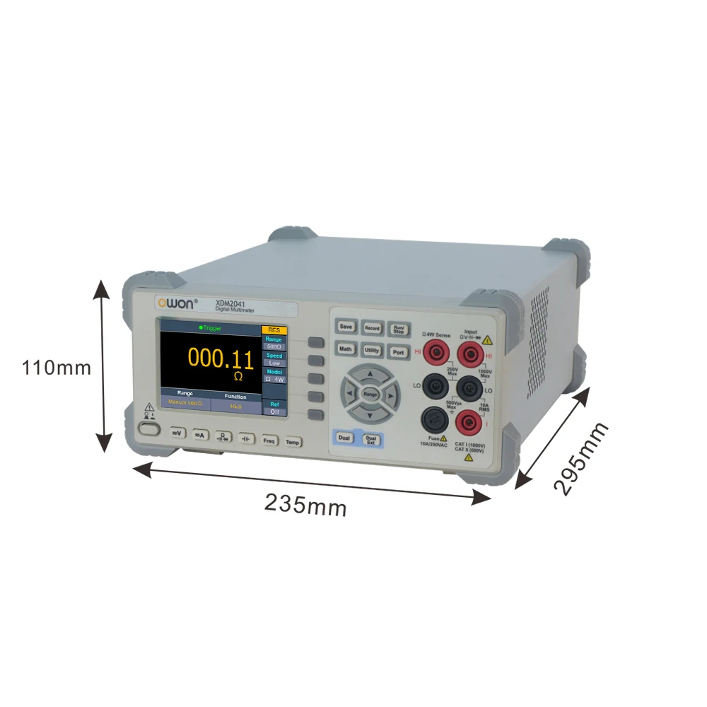 OWON XDM2041 4 1/2 True RMS Benchtop Digital Multimeter AC Voltage Current Temperature Resistance Frequency 55000 Counts RS232