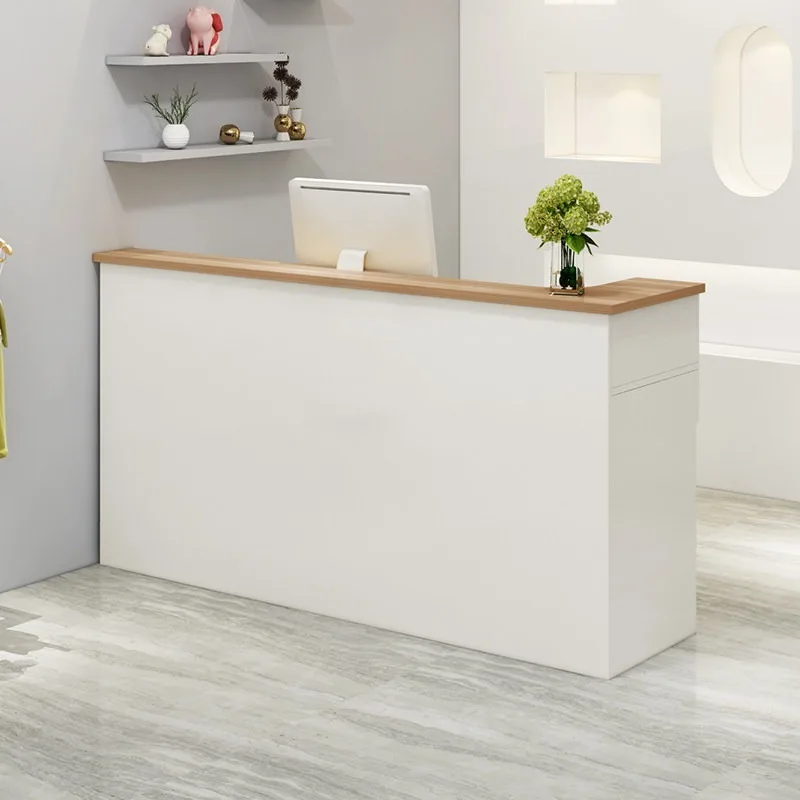 Simple modern clothing store checkout page corner bar women's clothing store checkout page hair salon front desk beauty salon re