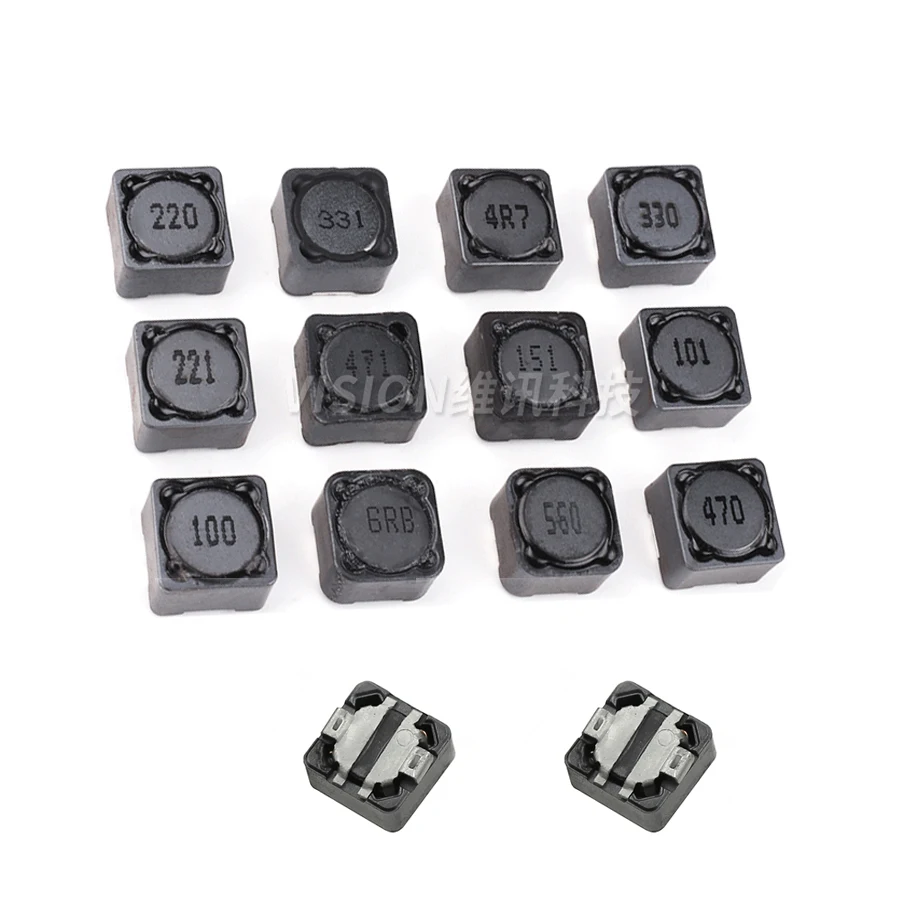 20 sztuk/partia ekranowany induktor mocy CDRH74 SMD 7*7*4mm 2 r2/3 r3/4 r7/100/220/330/470/680/101/221/331/471/681 2.2UH/3.3UH/10UH/22UH