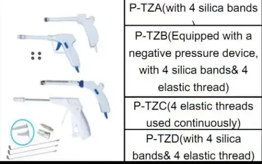 One Hand Operation Hemorrhoidal Multi Band Ligator with Anoscope