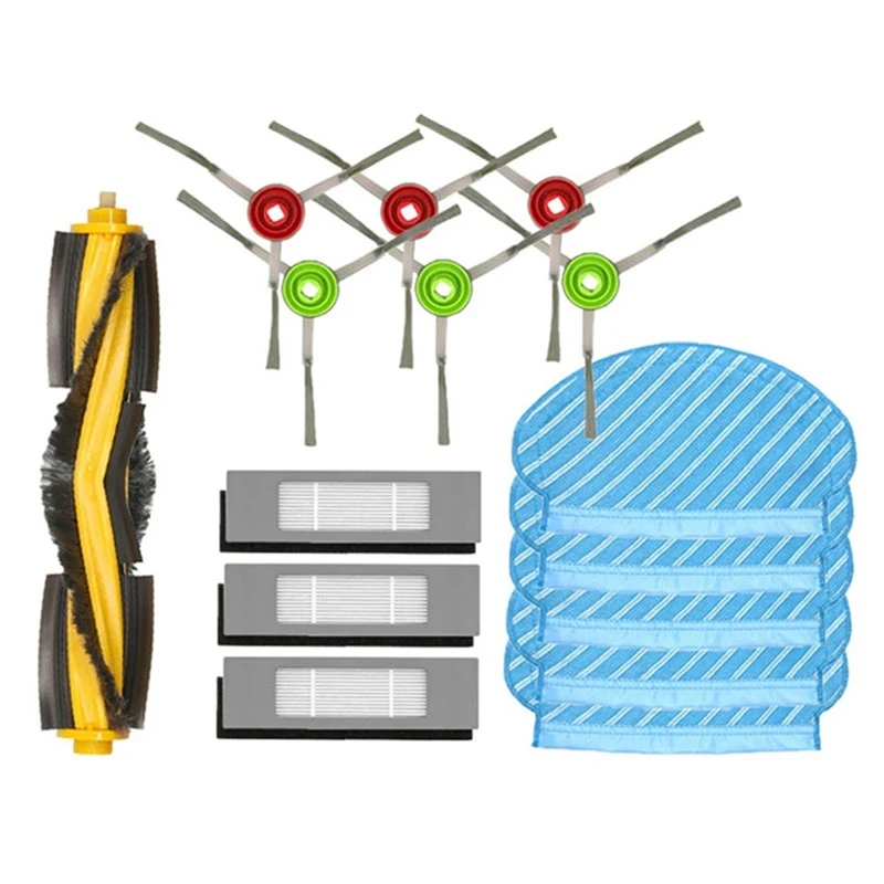 Main Side Brush Hepa Filter Mop Replacement Accessories For Ecovacs OZMO N7 N8 920 950 T5 T9 Yeedi 2 Hybrid Robot Vacuum