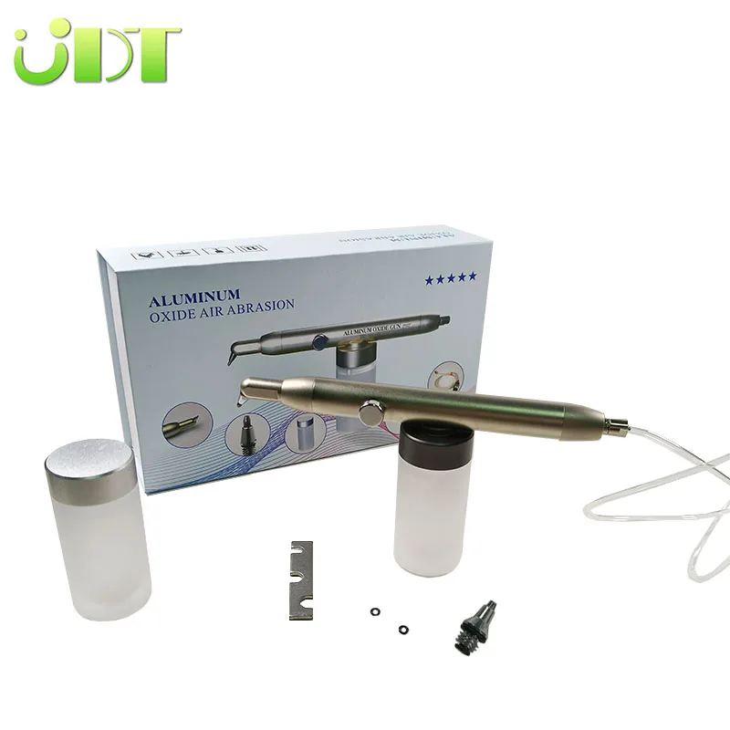 Dental Aluminum Oxide Air Arbrasion Handpiece Air Prophy Polisher Sandblaster Jet Water Cooling