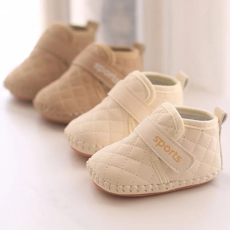 

Winter Baby Shoes Warm Plush Boots Cotton Soft Sole Non-Slip Newborn Indoor Sneakers Toddler First Walkers Infant Crib Shoes