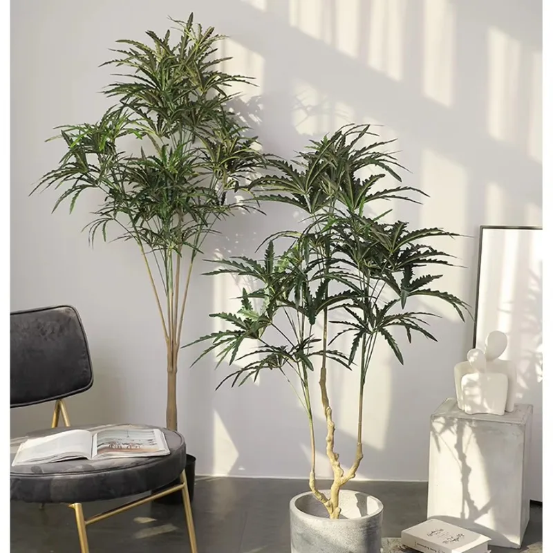 

High Quality Artificial Tree Artificial Aralia Plant Decoration Tree Indoor Shopping Center Home Office Decoration