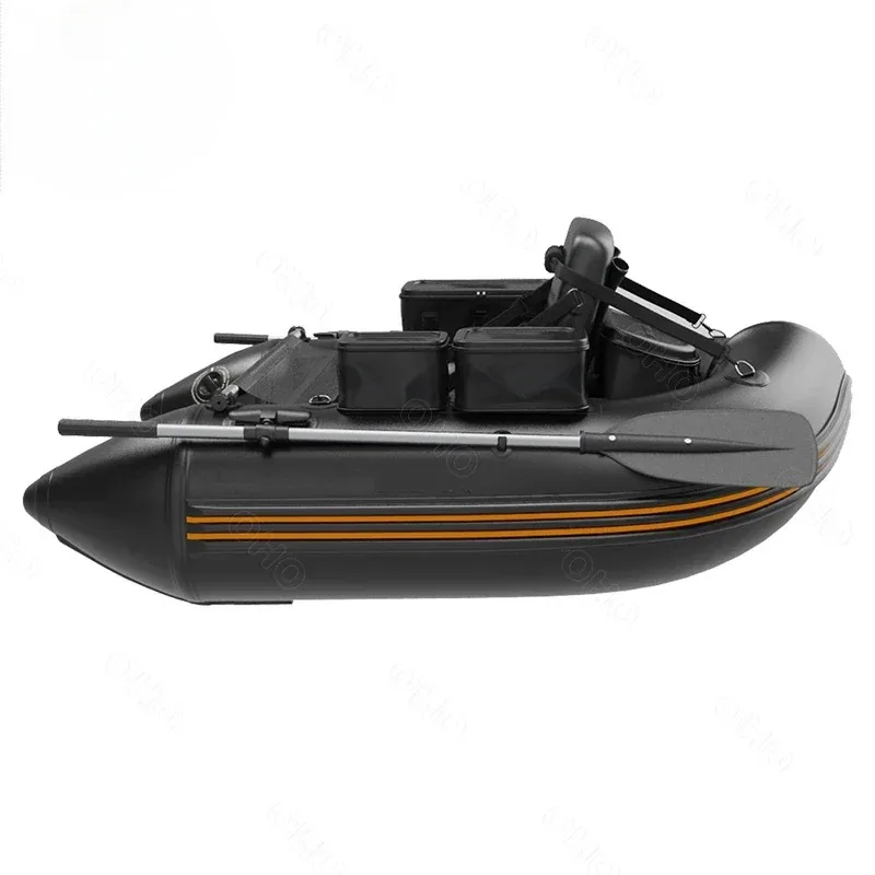 Popular Inflatable Fishing Belly Boat Float Tube with Paddles and Motor Engine for Rowing Rafting Paddling