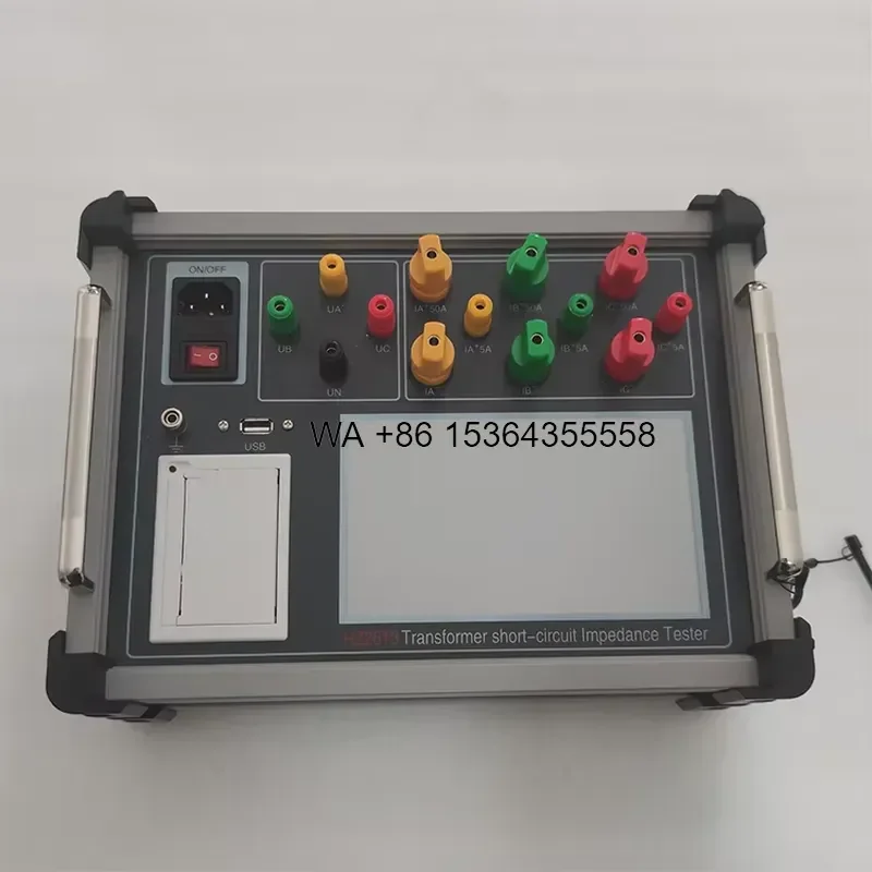 Wmwmnu for HZ2613 Short Circuit Impedance No Load Loss Integrated Test Automatic Portable Transformer Loss Analyzer