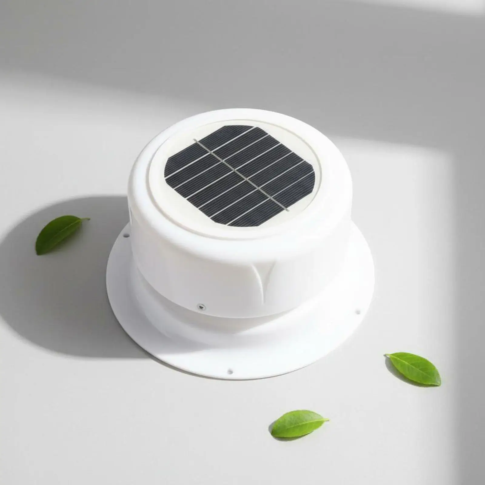 Solar Roof Vent Mushroom Design RV Exhaust Fan Silent Operation ABS Weather Resistant for Camper Trailer Boat Shed