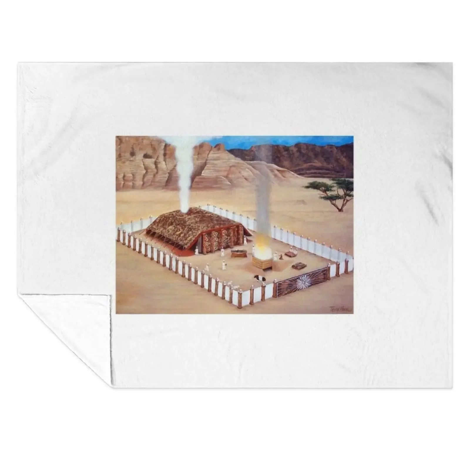 

Tabernacle in the Wilderness Throw Blanket Beautifuls Hairy For Sofa Thin heavy to sleep Blankets